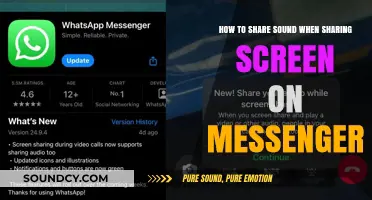 Effortless Audio Sharing: Screen Sharing on Messenger Made Simple