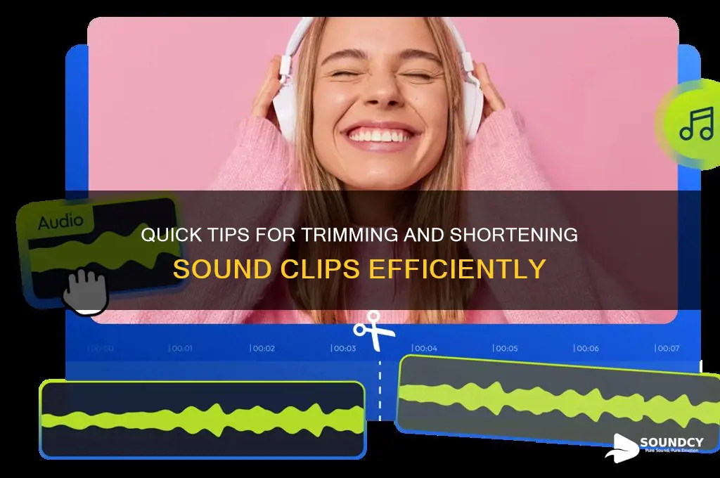 how to shorten sound clips