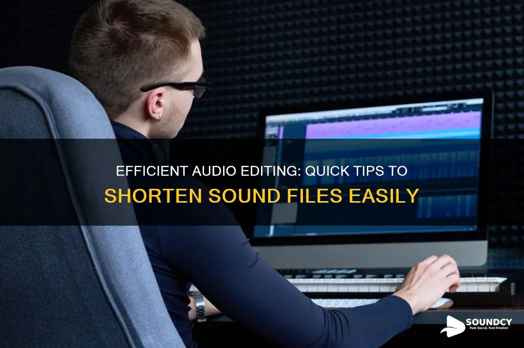 how to shorten sound files