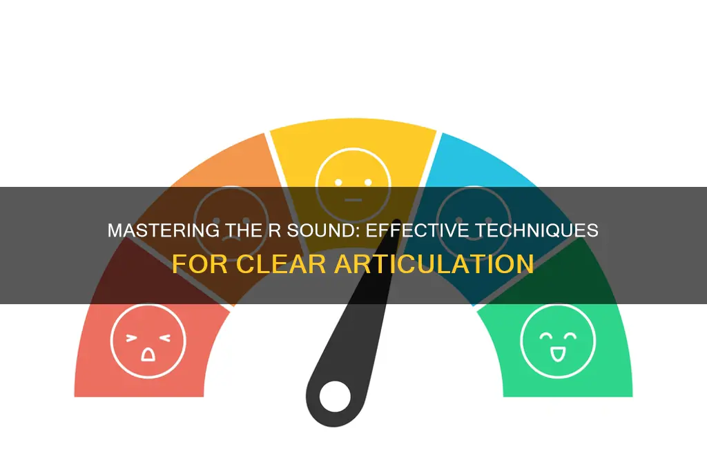 how to show r sound