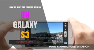 Silencing Camera Sounds on Your Galaxy S3: A Quick Guide
