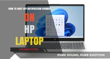 Silencing Notification Sounds on Your HP Laptop: A Quick Guide