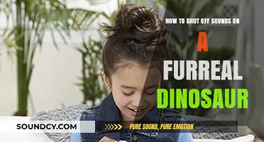 Silencing the Roar: A Guide to Turning Off FurReal Dinosaur Sounds