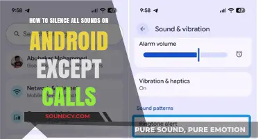 Mastering Android: How to Mute All Sounds Except Calls