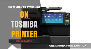 Quick Fix: Silencing the Annoying Beep on Your Toshiba Printer