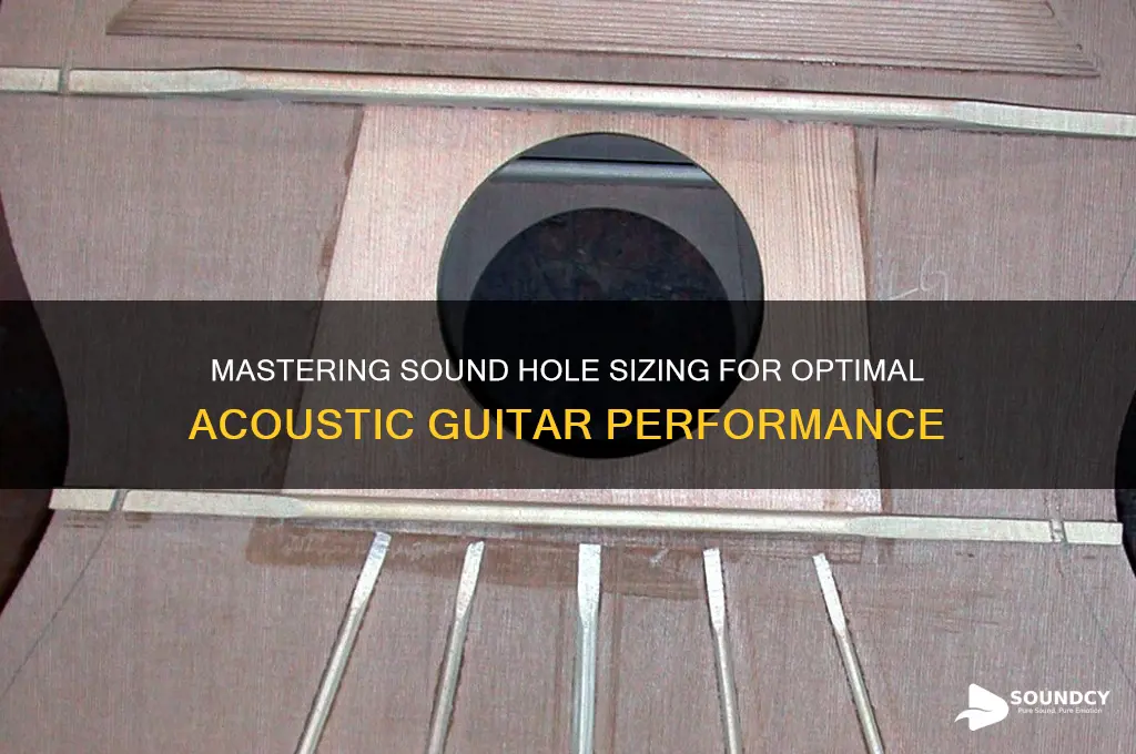 how to size sound holes
