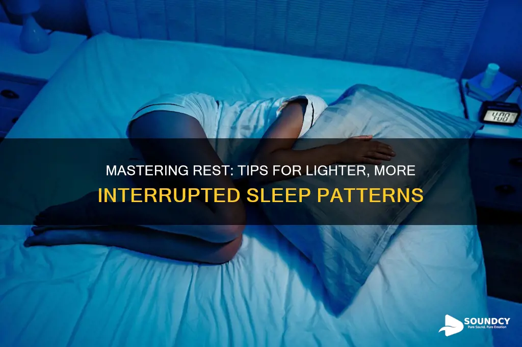 how to sleep less soundly