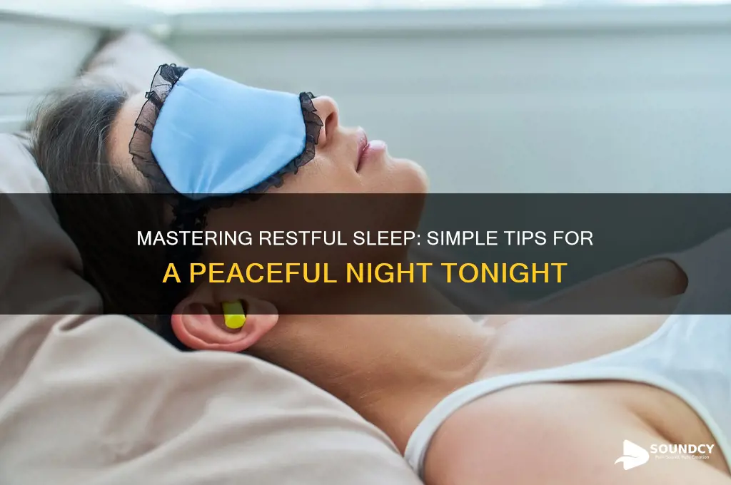 how to sleep soundly tonight