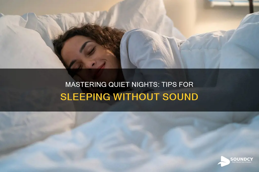 how to sleep without sound