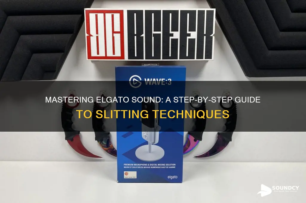 how to slit elgato sound