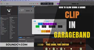 Mastering Tempo Control: Slowing Down Sound Clips in GarageBand