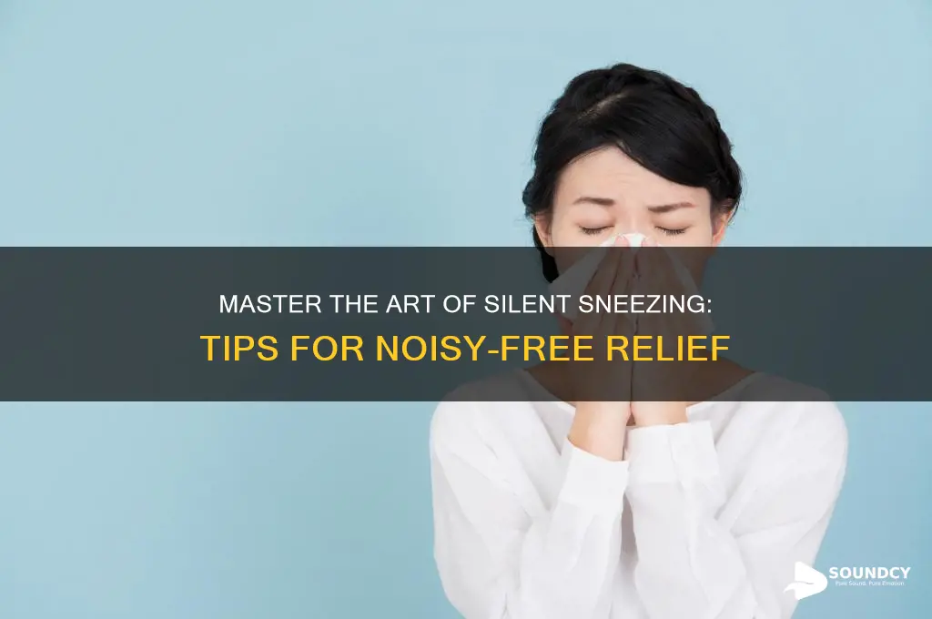 how to sneeze without sound