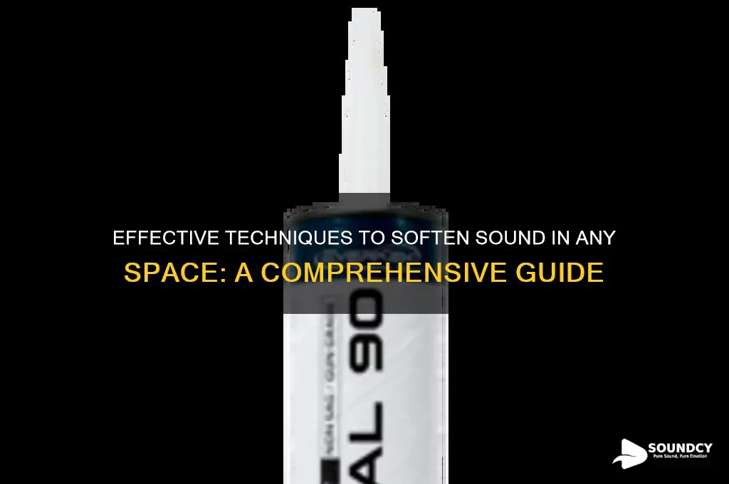 how to soften a sound