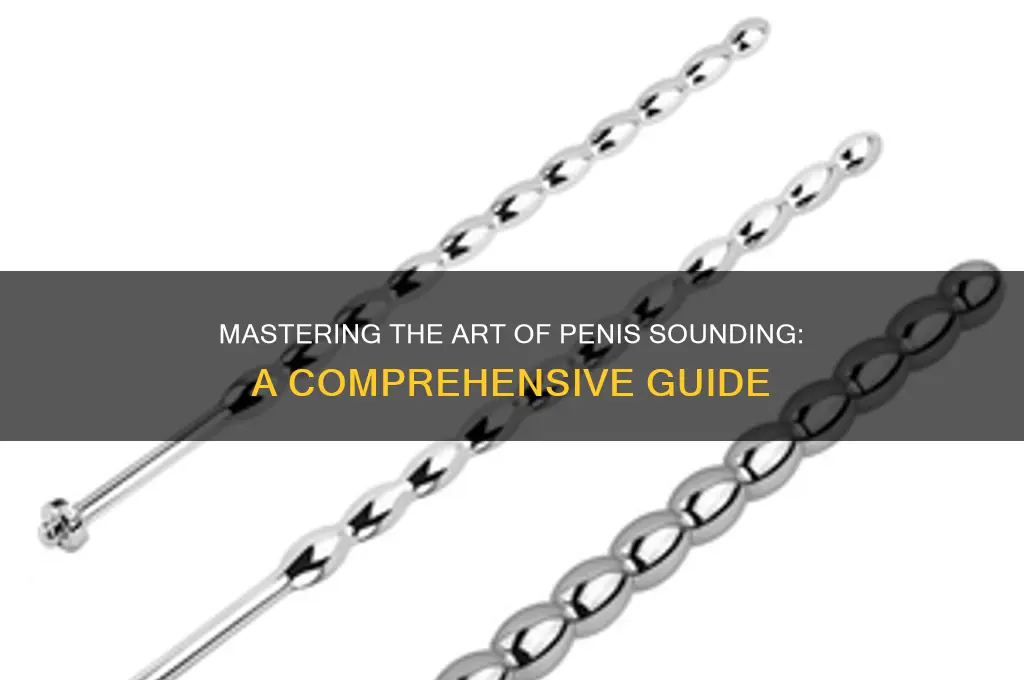 how to sound a penis