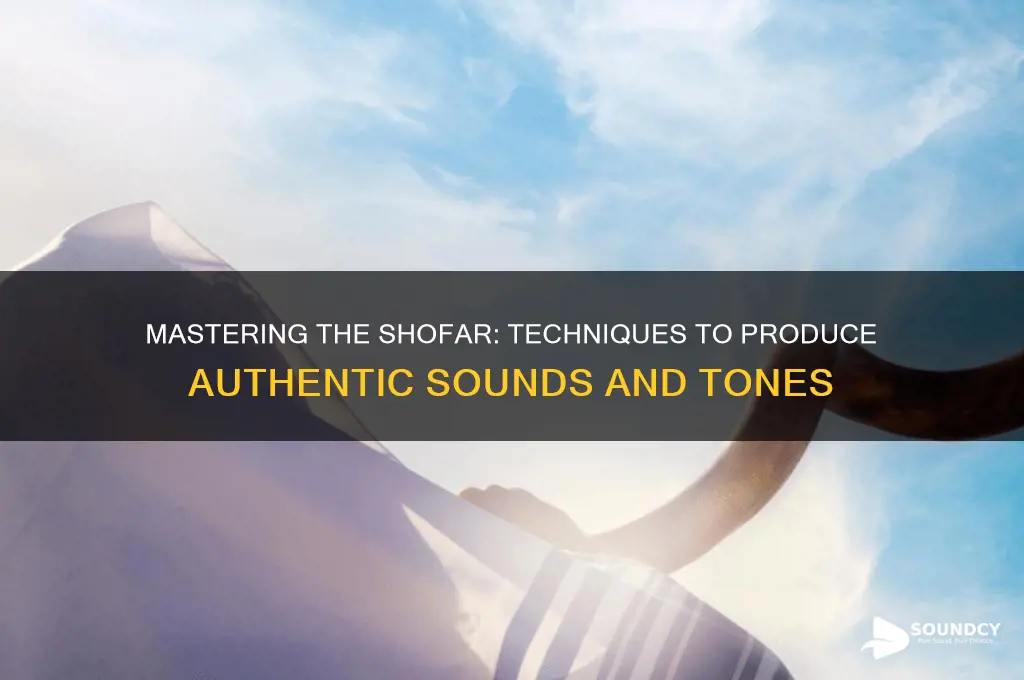 how to sound a shofar