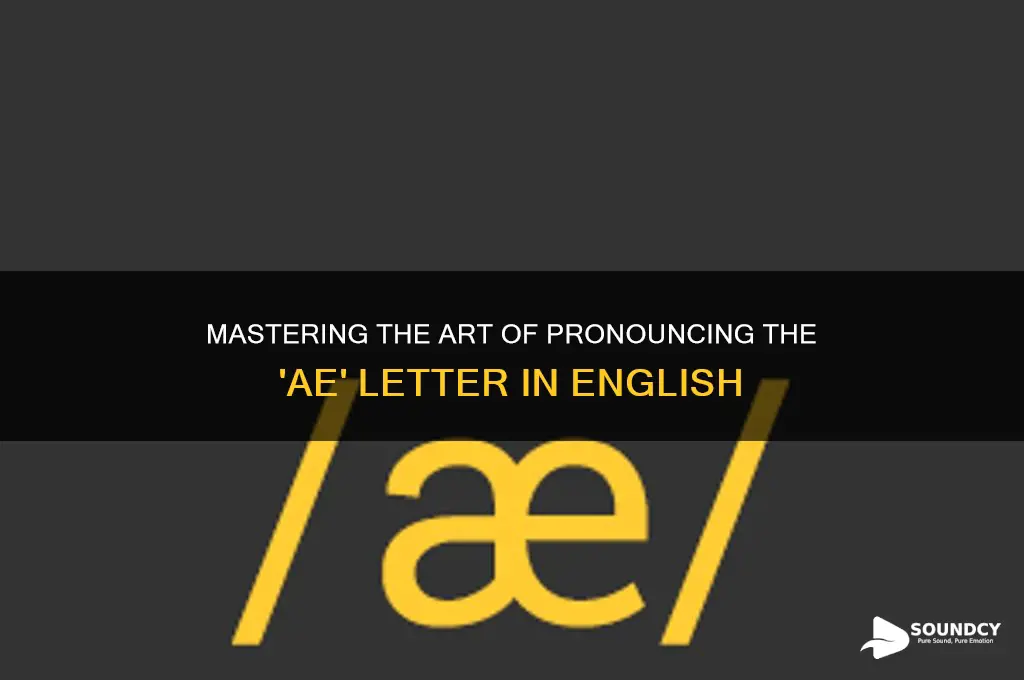 how to sound ae letter