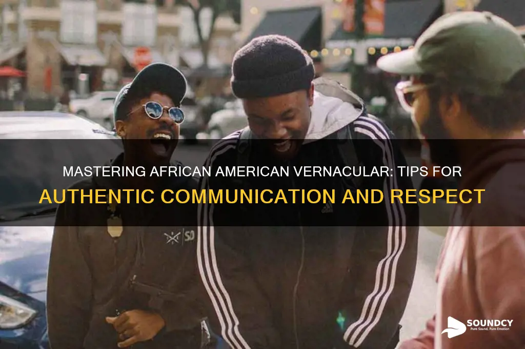 how to sound african american