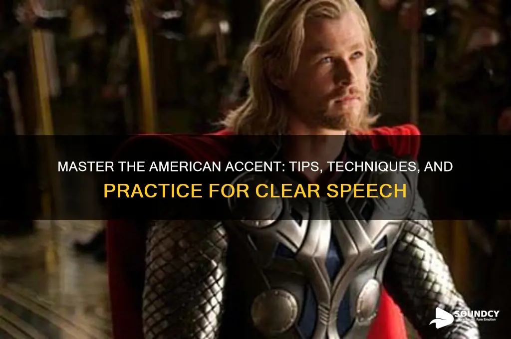 how to sound american accent