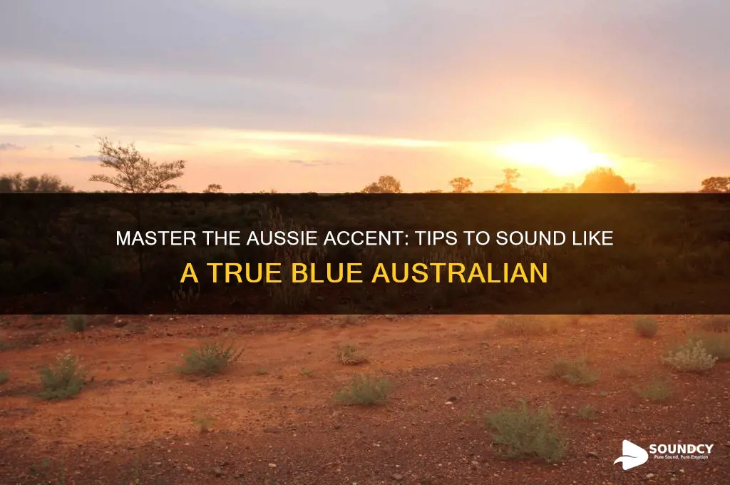 how to sound australian accent