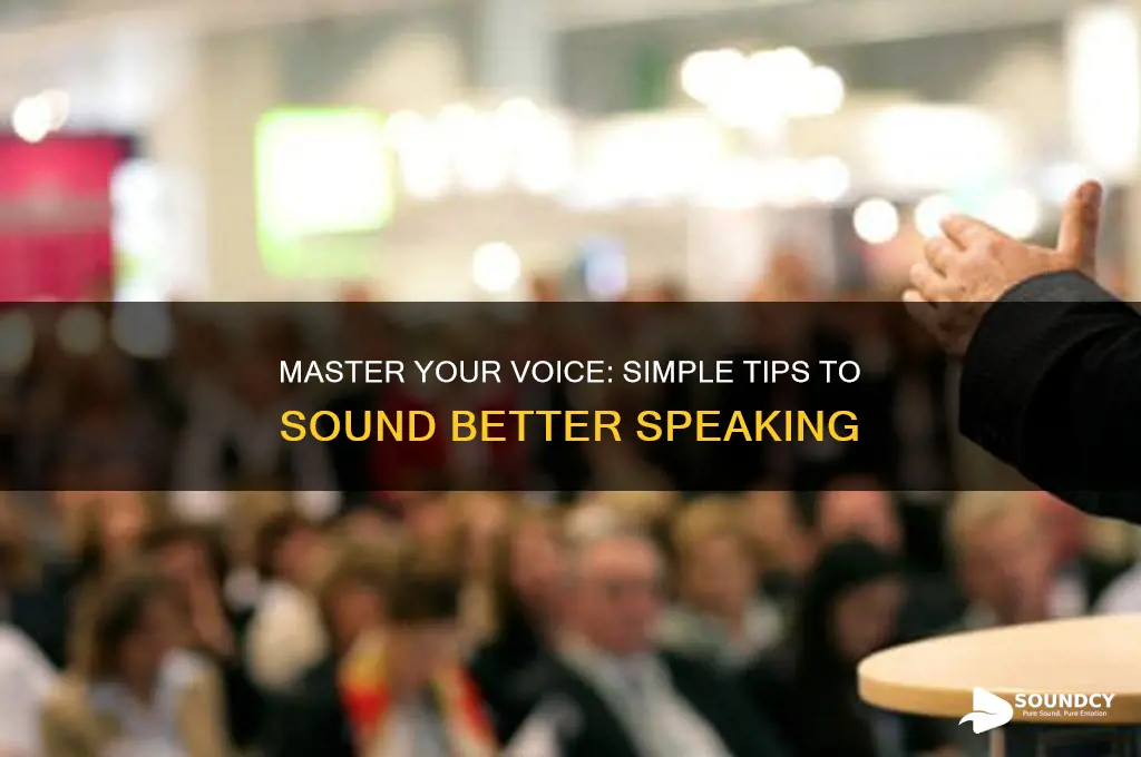 how to sound beteer speaking