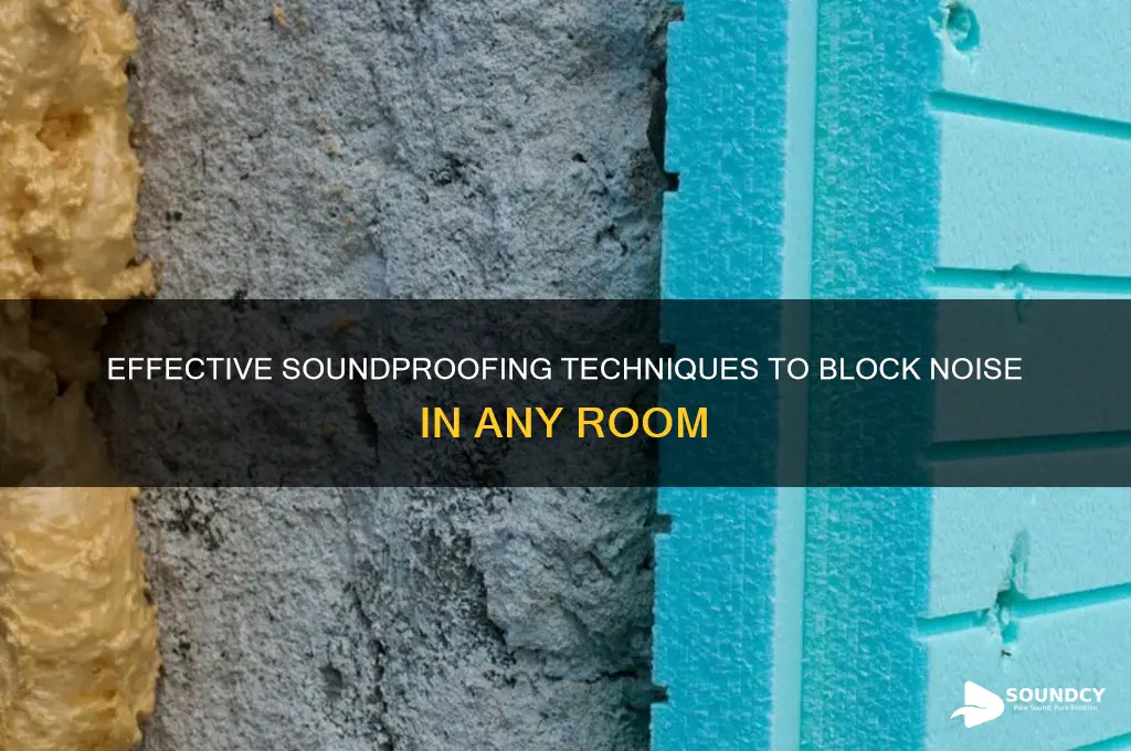 how to sound block room