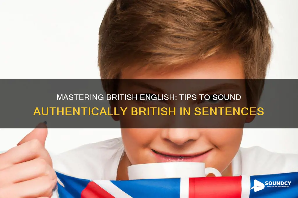 how to sound british sentences