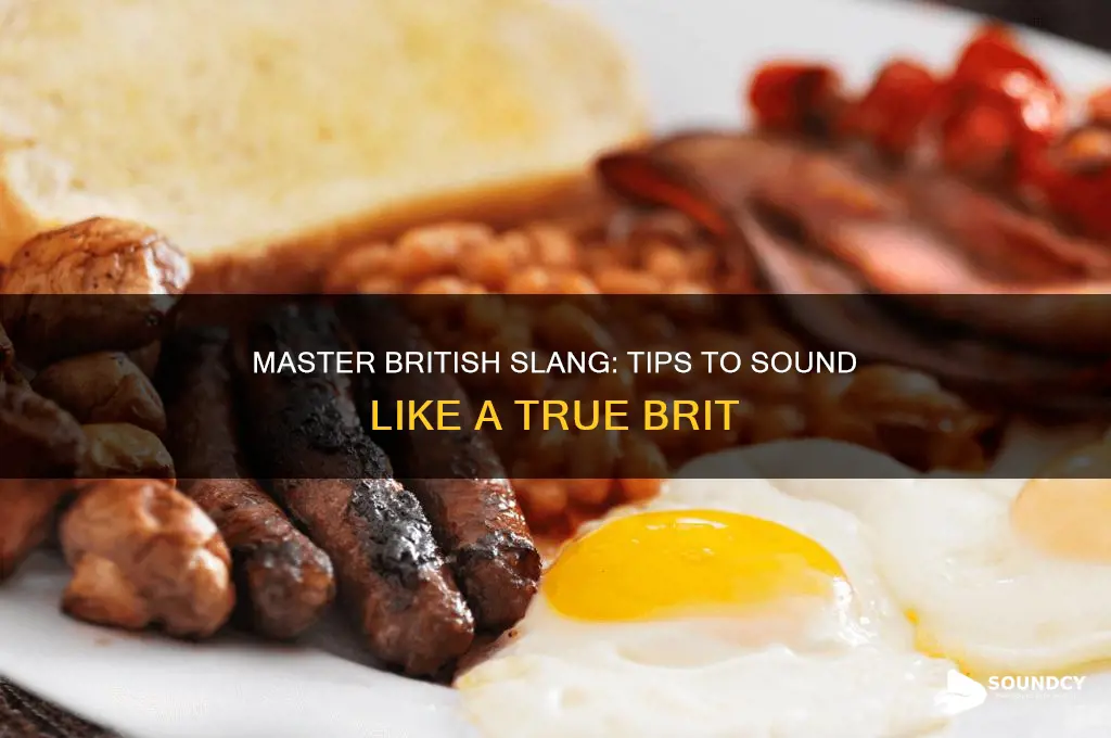 how to sound british slang