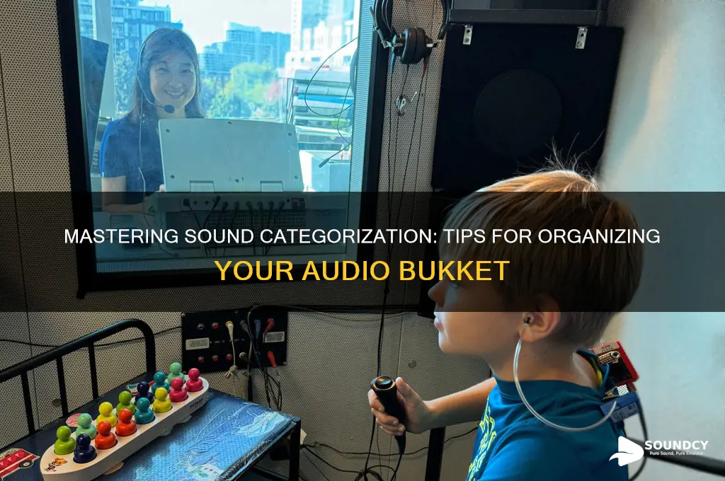 how to sound category bukket