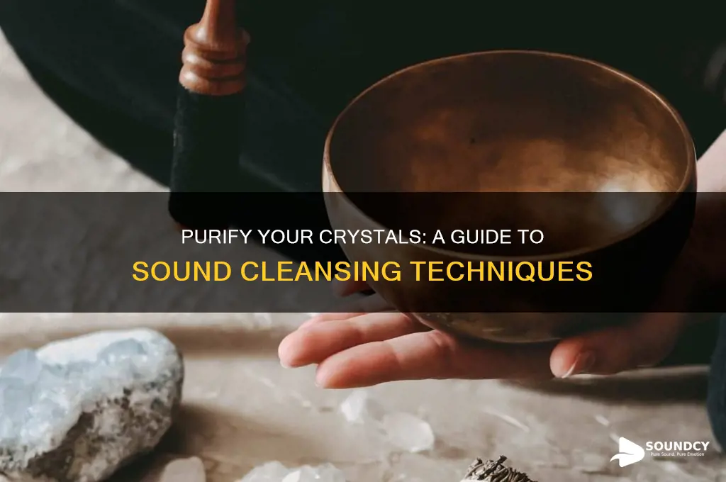 how to sound cleanse crystals