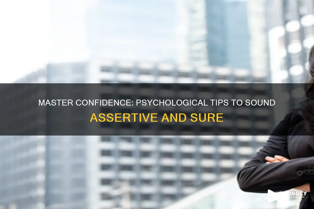 how to sound confident psych