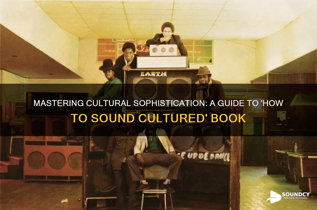 how to sound cultured book
