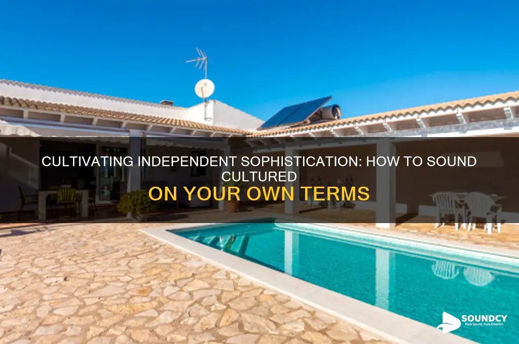 how to sound cultured independent