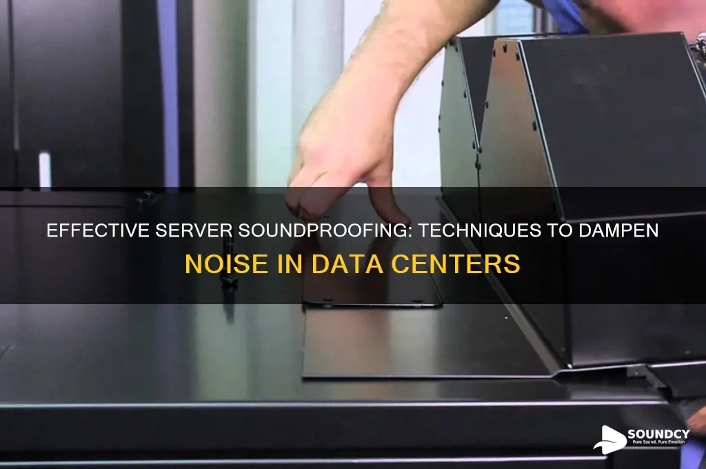 how to sound dampen servers