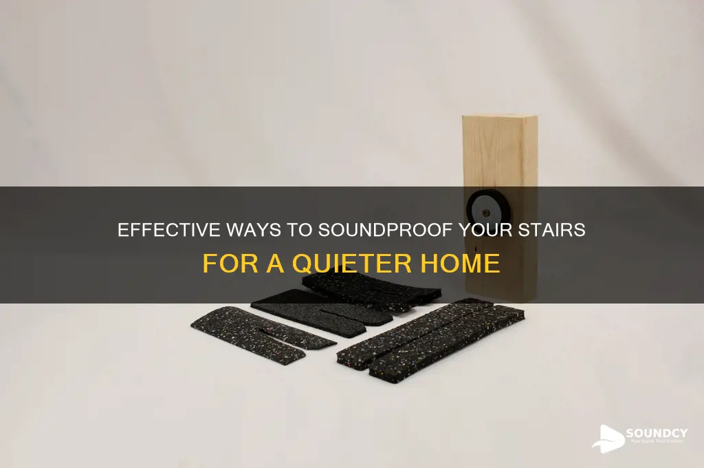how to sound dampen stairs