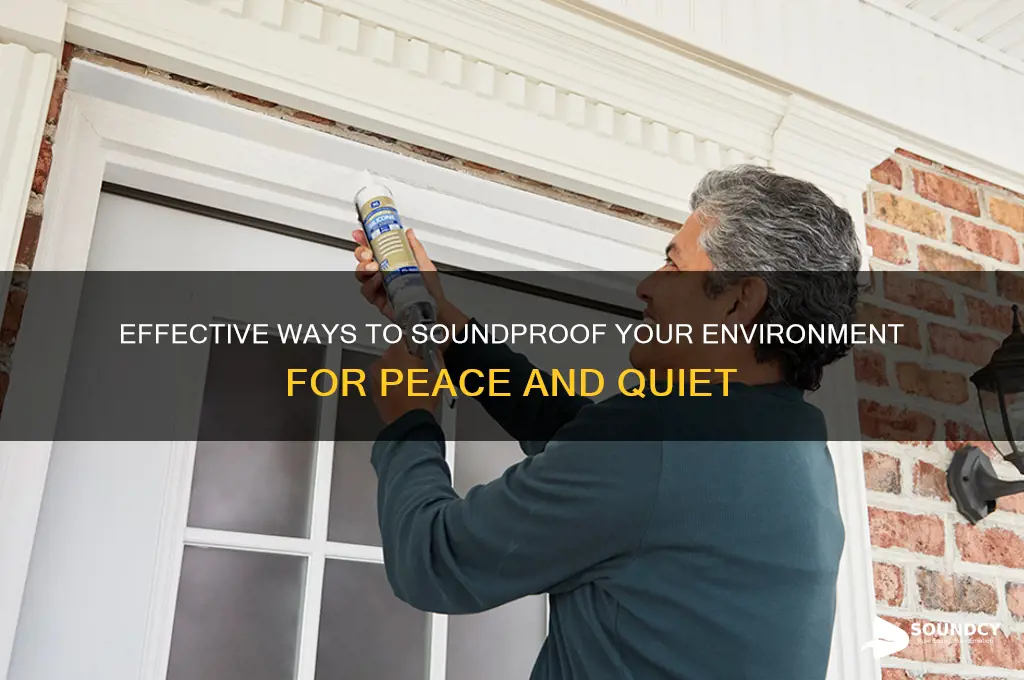 how to sound deadedn yourenviroment