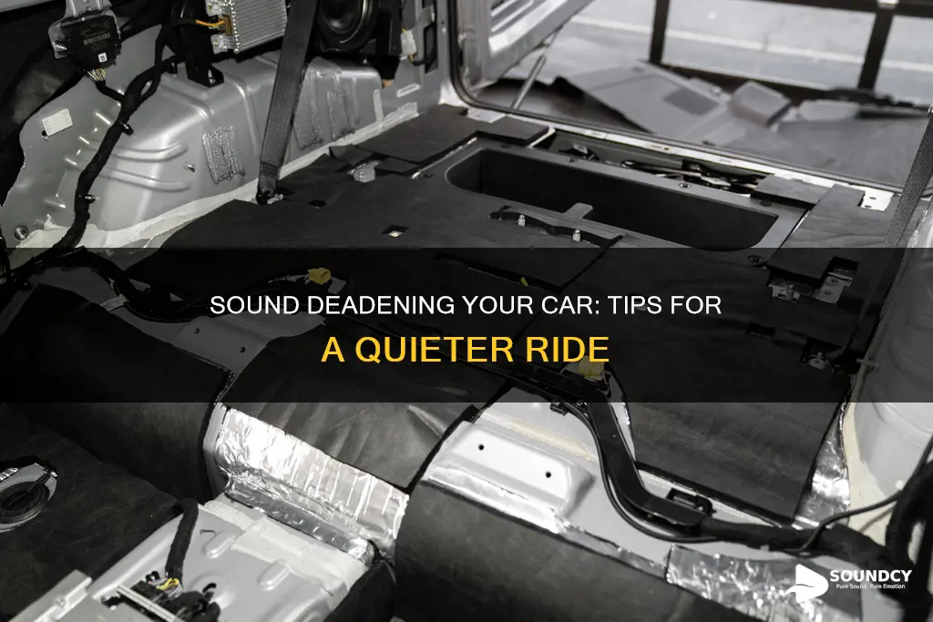 how to sound deaden a car