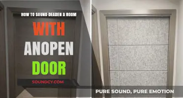 Effective Ways to Soundproof a Room with an Open Door