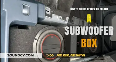 Ultimate Guide to Sound Deadening and Polyfilling Your Subwoofer Box