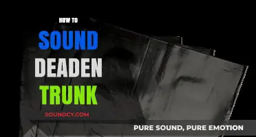 Effective Trunk Sound Deadening: Tips for a Quieter Car Ride