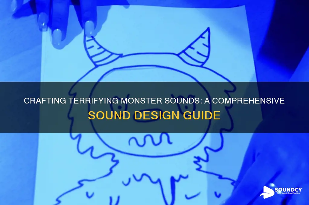 how to sound design monster