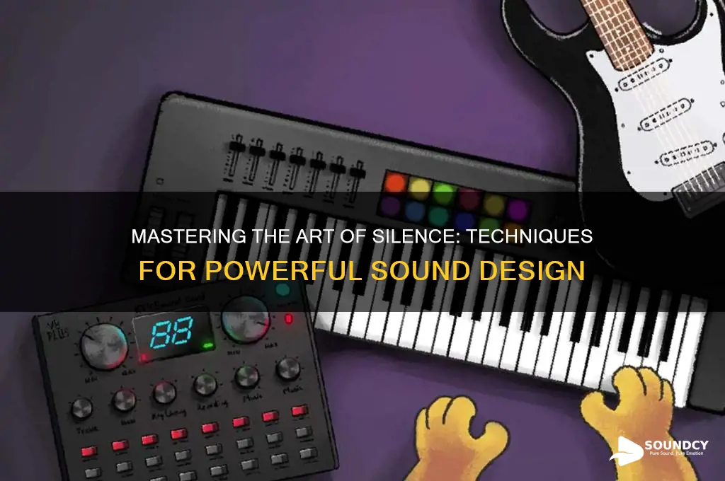 how to sound design silence