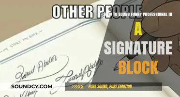 Injecting Humor into Professional Signatures: A Guide to Sounding Funny Yet Professional
