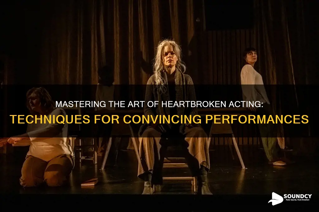 how to sound heartbroken acting
