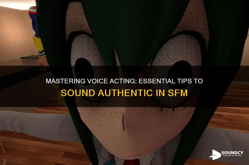 how to sound in sfm