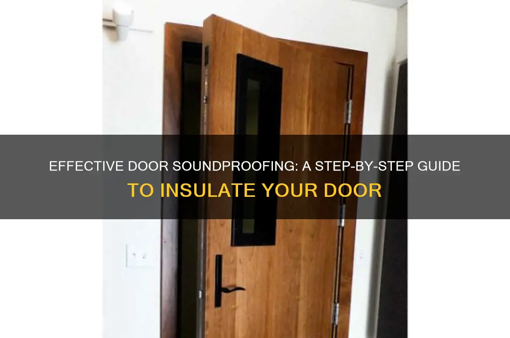 how to sound insulate door