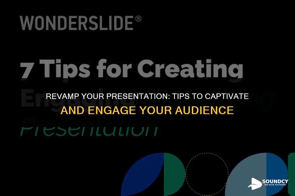 how to sound less boring in a professional presentation