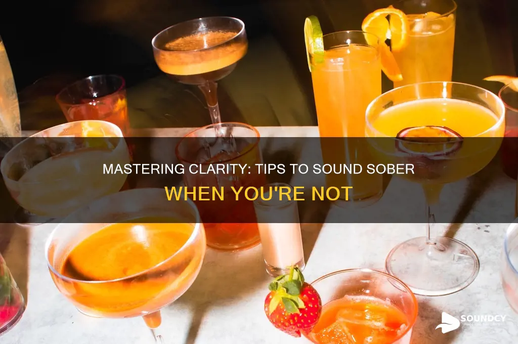 how to sound less drunk