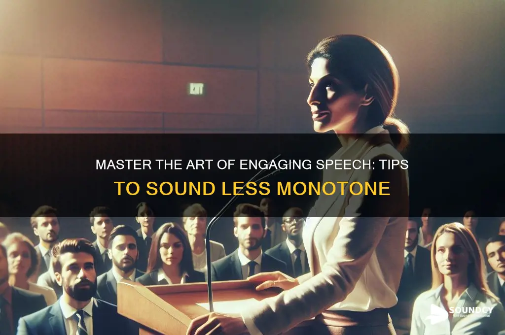how to sound less monotone