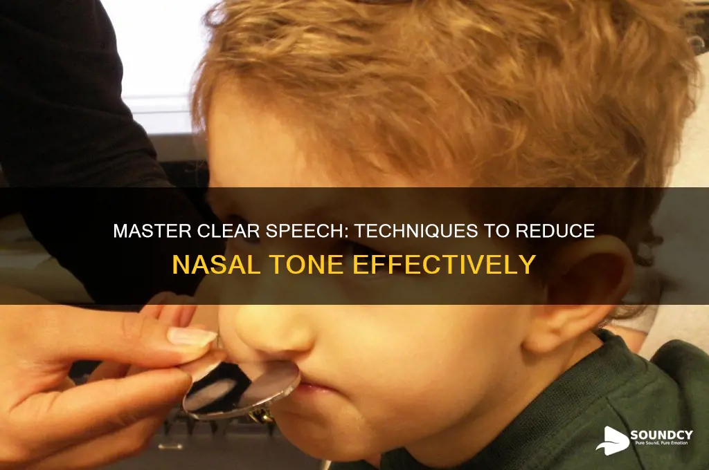 how to sound less nasal