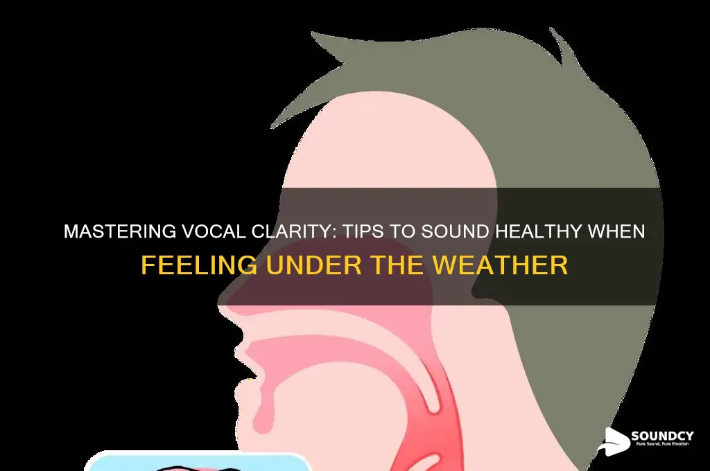how to sound less sick